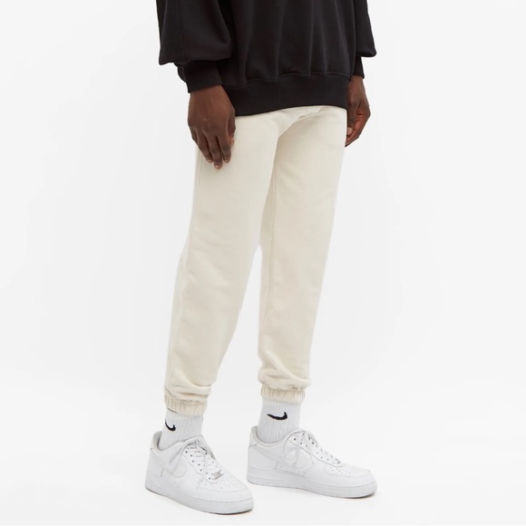 Cole Buxton Warm Up Sweatpants Beige/Cream/Natural size XXL - Picture 4 of 6